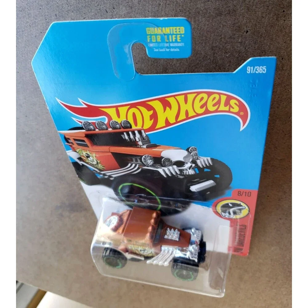 2017 Hot Wheels BAJA BONE SHAKER HW Daredevils #91/3 Satin Orange Off Road 6-SP